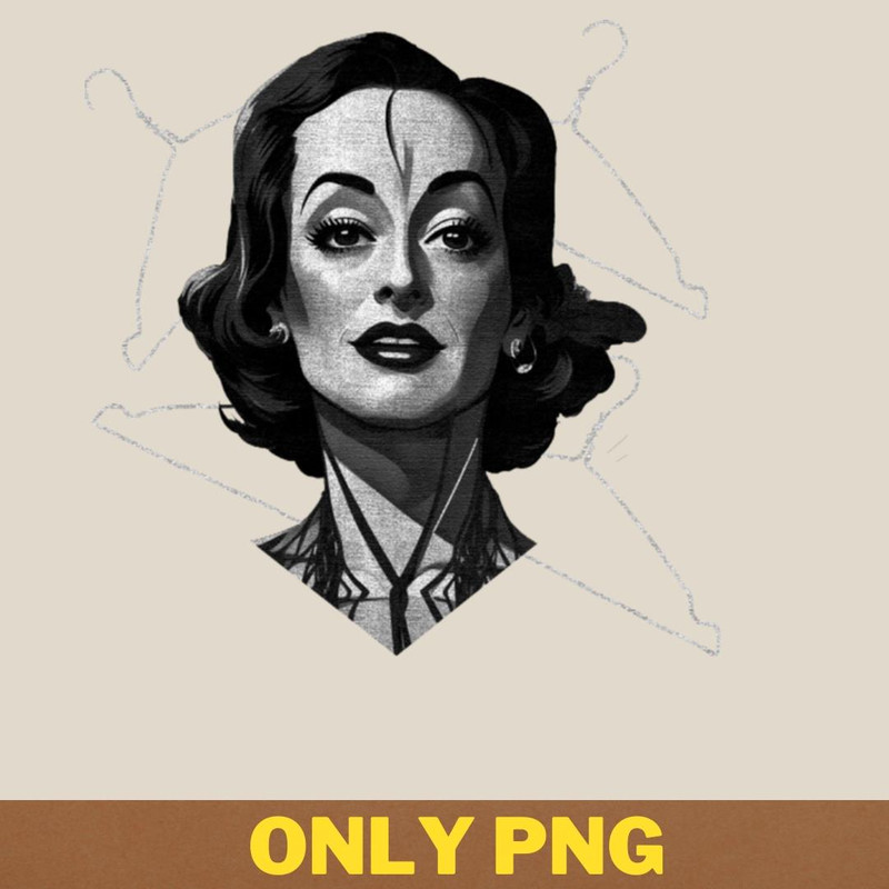 Film Noir Guilt Stains Souls No Wire Hangers PNG, Cult Movies PNG, Old Hollywood Digital Png Files.jpg