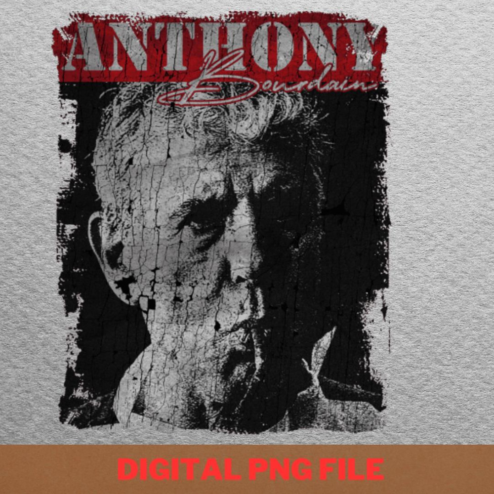 Anthony Bourdain Discovered Flavors PNG, Anthony Bourdain PNG, Master Chef Digital Png Files.jpg