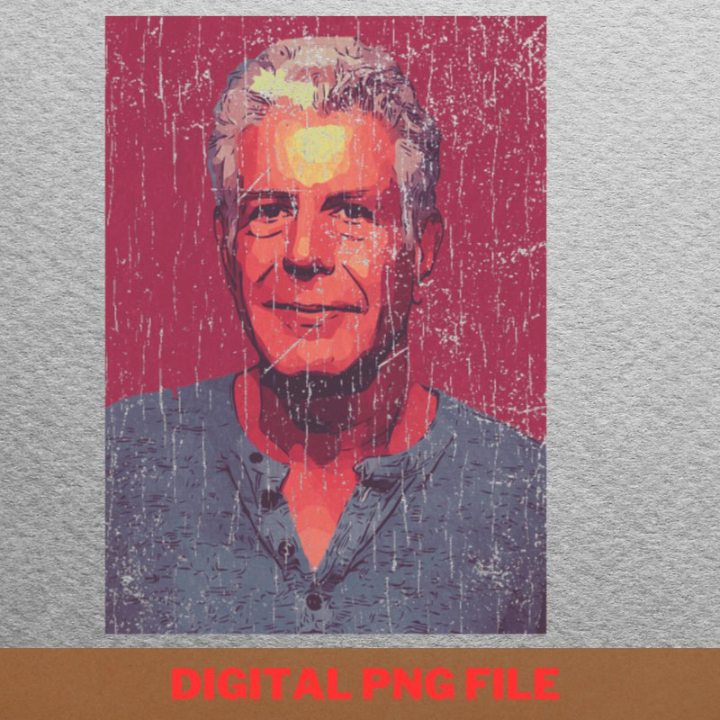Anthony Bourdain Experienced Variety PNG, Anthony Bourdain PNG, Master Chef Digital Png Files.jpg