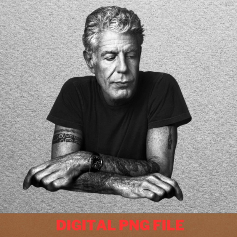 Anthony Bourdain Inspired Chefs PNG, Anthony Bourdain PNG, Master Chef Digital Png Files.jpg