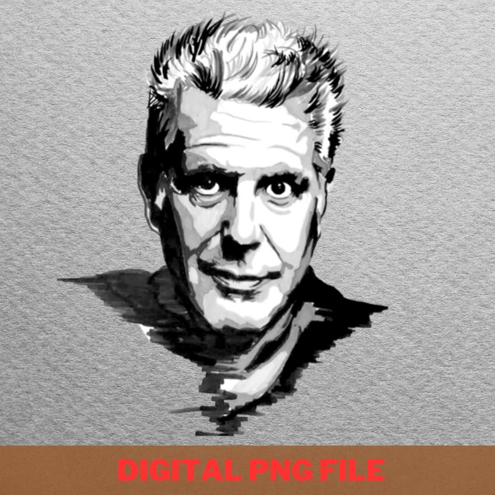 Anthony Bourdain Welcomed Adventure PNG, Anthony Bourdain PNG, Master Chef Digital Png Files.jpg