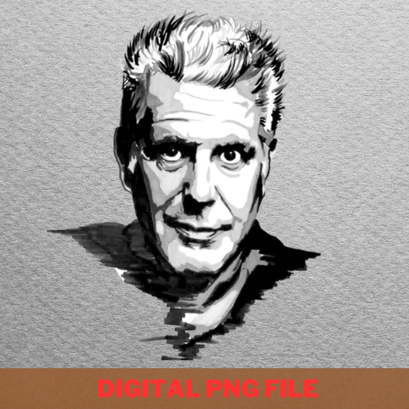 Anthony Bourdain Welcomed Adventure PNG, Anthony Bourdain PNG, Master Chef Digital Png Files.jpg