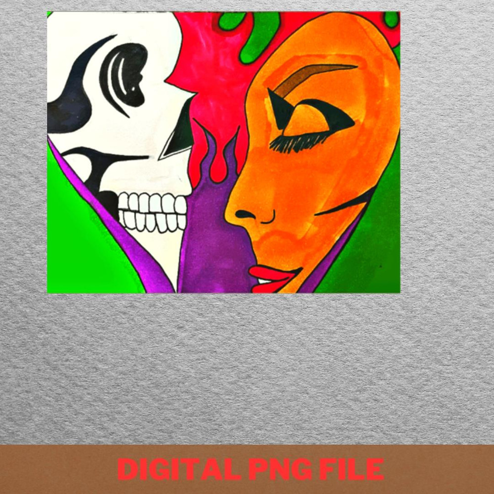 Dance With Death - Dance With Skulls PNG, Evil Dead PNG, Halloween Digital Png Files.jpg