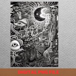 shaman dances - dance with snow png, evil dead png, halloween digital png files