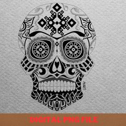 skeleton face - dance with vision png, evil dead png, halloween digital png files