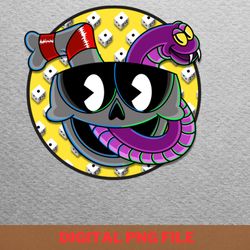 skullhead snake - dance with aether png, evil dead png, halloween digital png files