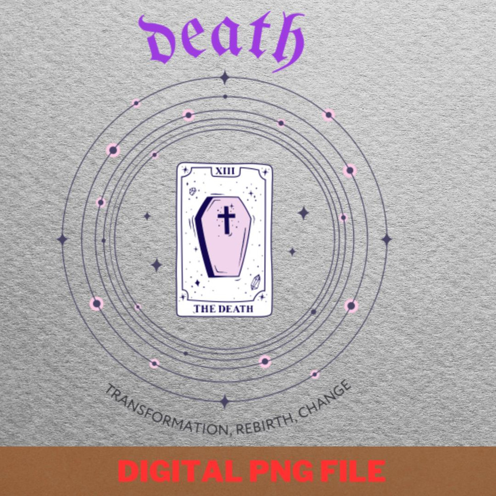 Tarot Card The Death  - Dance With Hallowed PNG, Evil Dead PNG, Halloween Digital Png Files.jpg