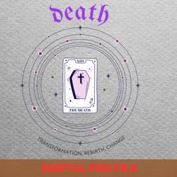 tarot card the death - dance with hallowed png, evil dead png, halloween digital png files