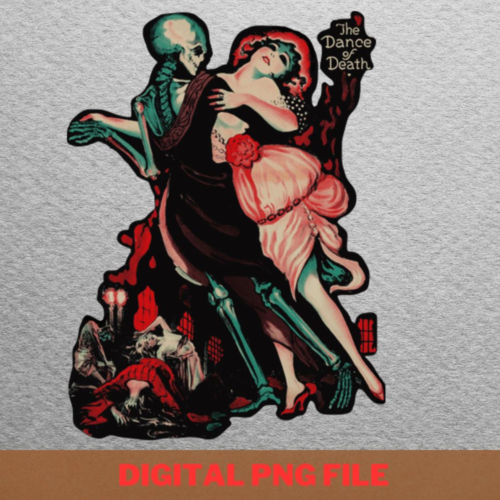 The Dance Of Death - Dance With Eldritch PNG, Evil Dead PNG, Halloween Digital Png Files.jpg