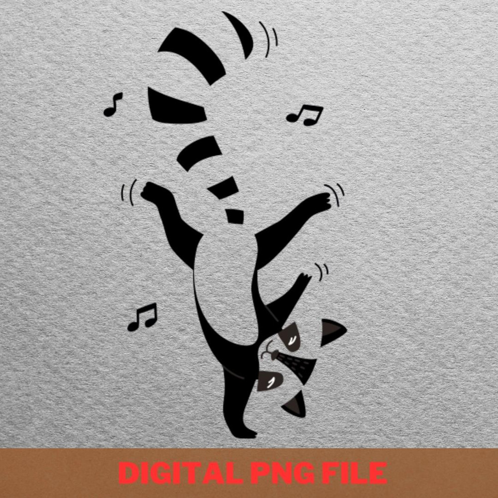 The Dancing Raccoon - Dance With Tales PNG, Evil Dead PNG, Halloween Digital Png Files.jpg