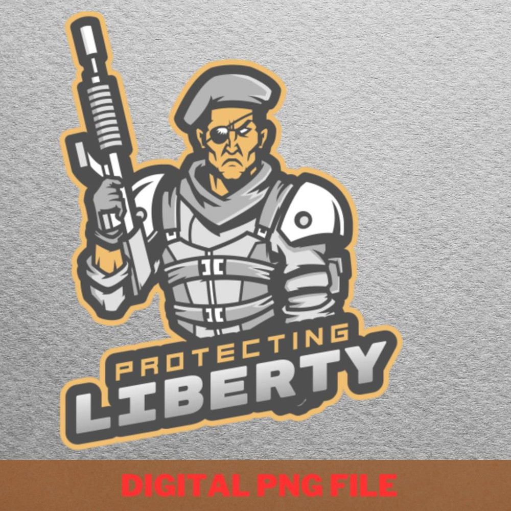 The Man With A Rifle - Dance With Cries PNG, Evil Dead PNG, Halloween Digital Png Files.jpg