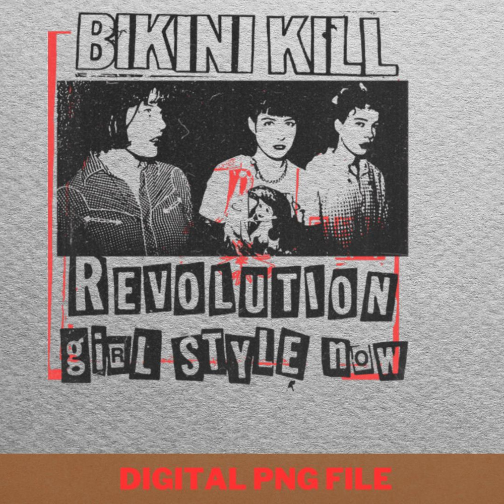 Bikini Kill Iconic PNG, Bikini Kill PNG, Riot Grrrl Digital Png Files.jpg