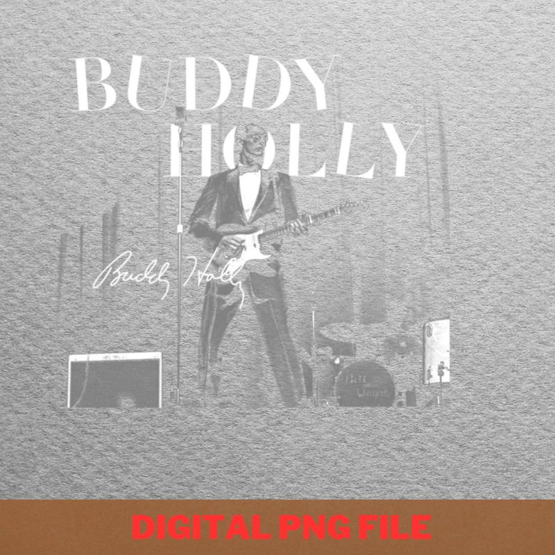 Buddy Holly Badge PNG, Buddy Holly PNG, Rock And Roll Digital Png Files.jpg