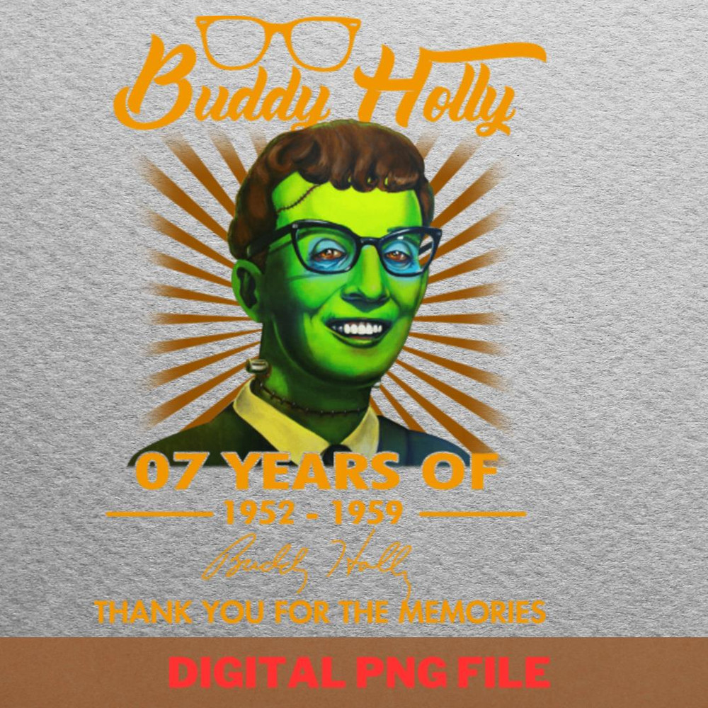 Buddy Holly Guitar PNG, Buddy Holly PNG, Rock And Roll Digital Png Files.jpg