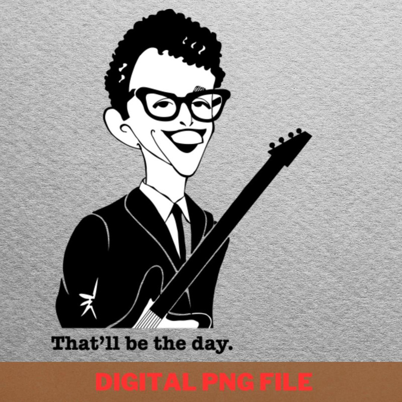 Buddy Holly Legend PNG, Buddy Holly PNG, Rock And Roll Digital Png Files.jpg