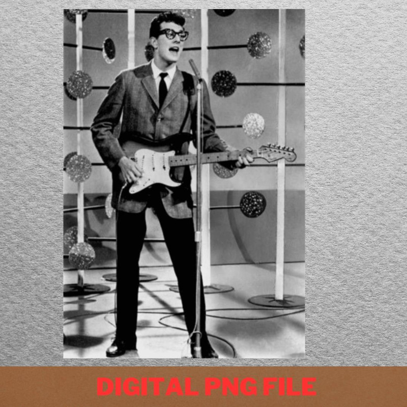 Buddy Holly Pin PNG, Buddy Holly PNG, Rock And Roll Digital Png Files.jpg