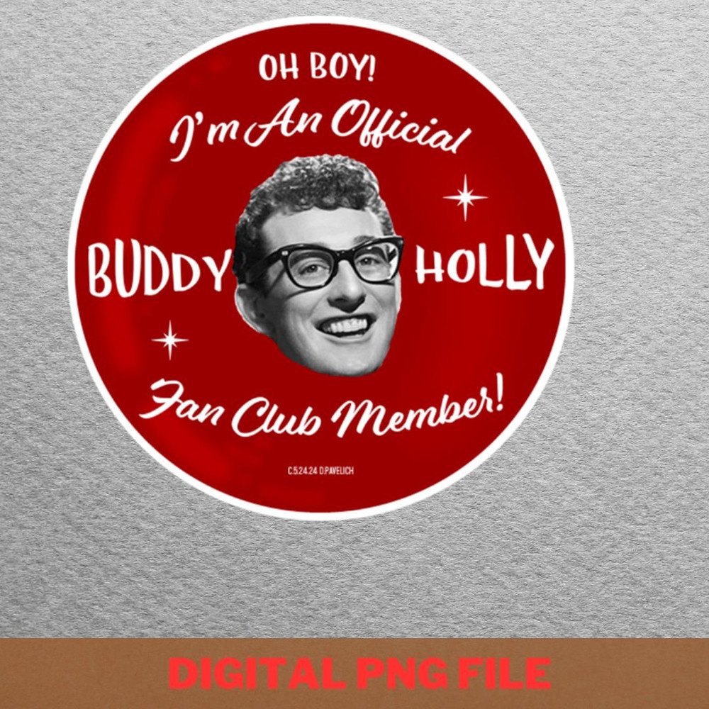 Buddy Holly Tribute PNG, Buddy Holly PNG, Rock And Roll Digital Png Files.jpg