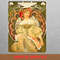 Alphonse Mucha Charm PNG, Alphonse Mucha PNG, Art Nouveau Digital Png Files.jpg