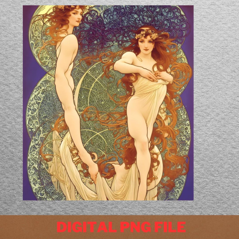 Alphonse Mucha Covers PNG, Alphonse Mucha PNG, Art Nouveau Digital Png Files.jpg
