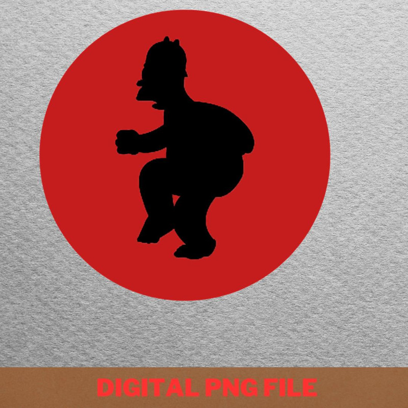 Homer Simpson Cozy PNG, Homer Simpson PNG, The Simpsons Digital Png Files.jpg