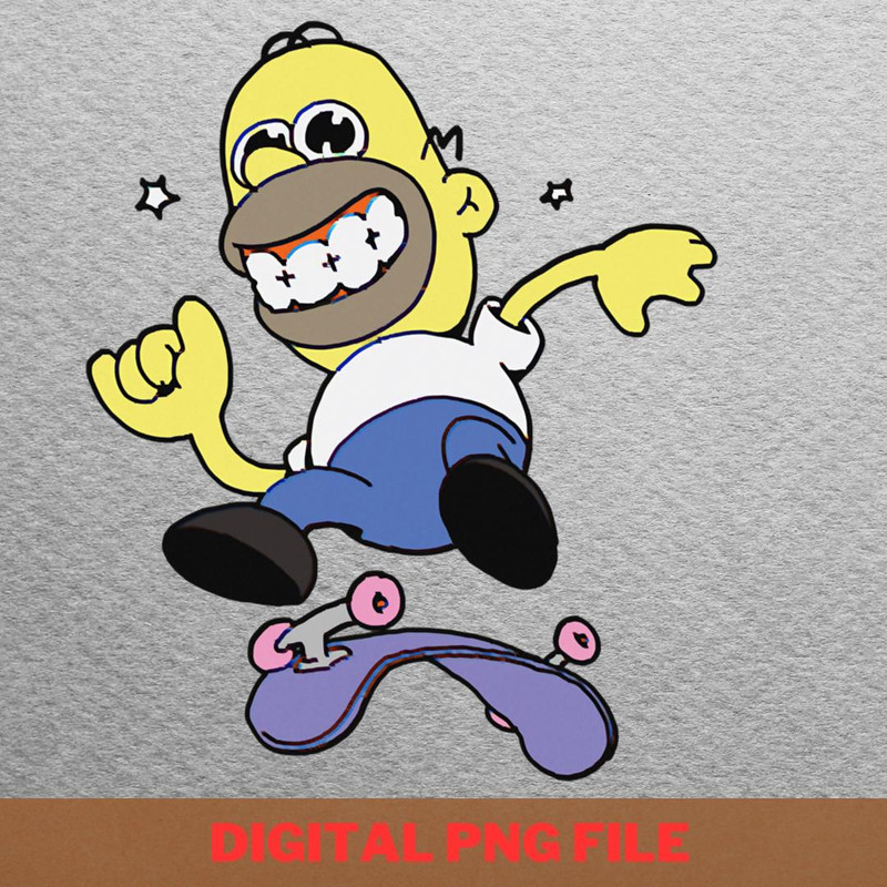 Homer Simpson Scene PNG, Homer Simpson PNG, The Simpsons Digital Png Files.jpg
