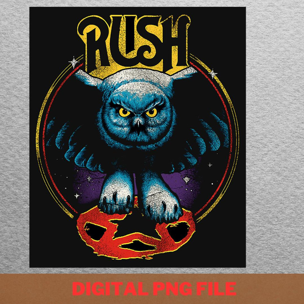 Rush Band Soundtrack PNG, Rush Band PNG, Classic Rock Digital Png Files.jpg