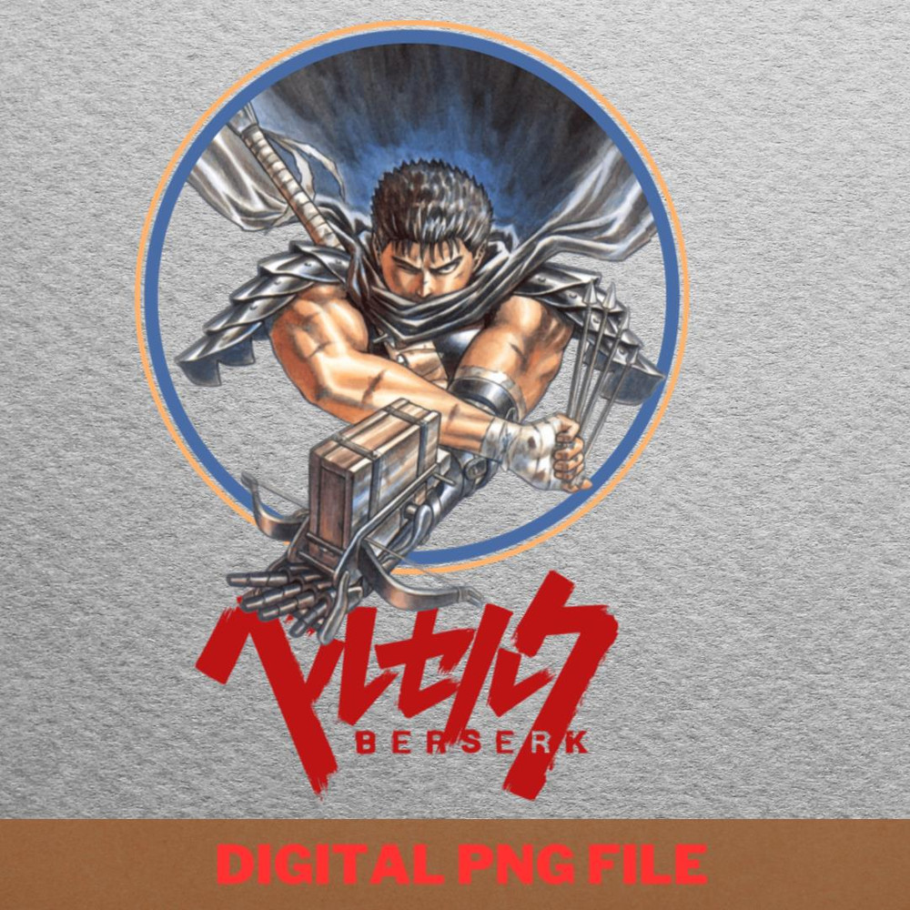Berserk Hawk Crest PNG, Berserk PNG, Black Swordsman Digital Png Files.jpg