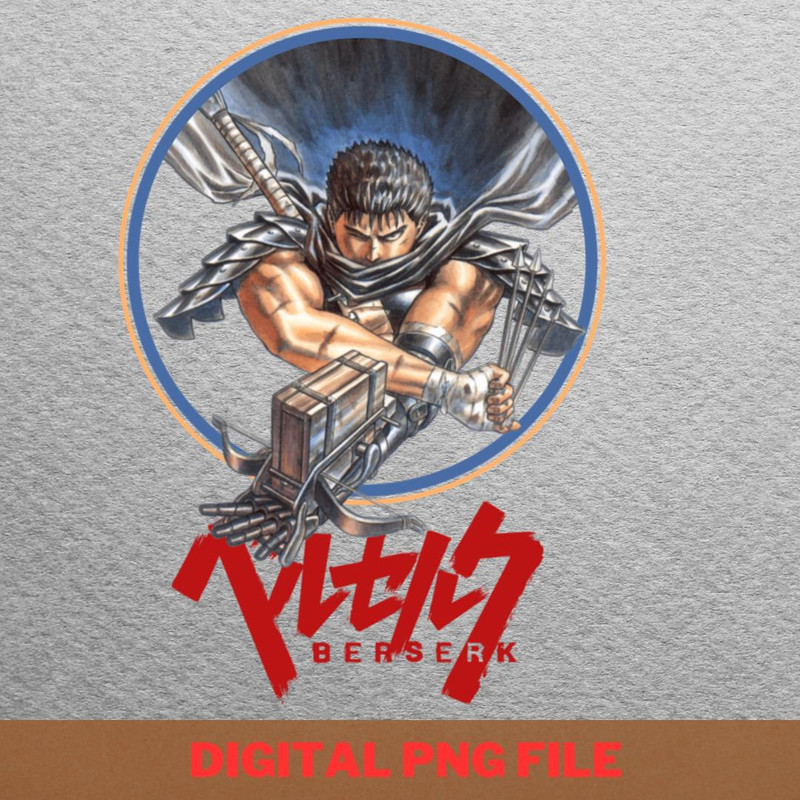 Berserk Hawk Crest PNG, Berserk PNG, Black Swordsman Digital Png Files.jpg