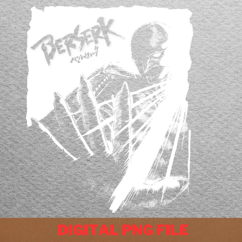 Berserk Nightfall Fight PNG, Berserk PNG, Black Swordsman Digital Png Files.jpg