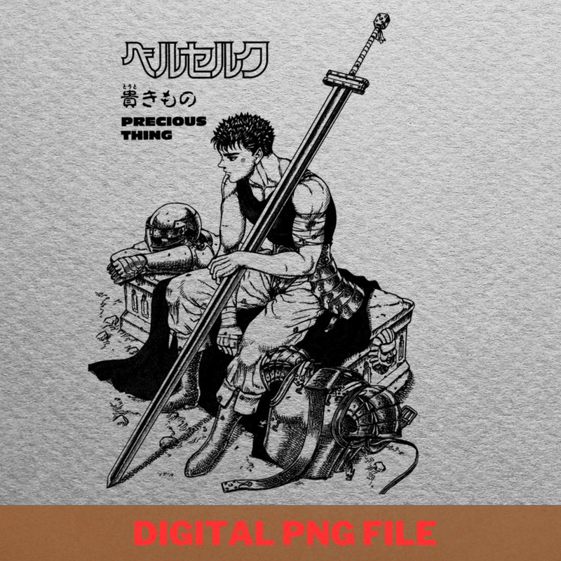 Berserk Overwhelming Darkness PNG, Berserk PNG, Black Swordsman Digital Png Files.jpg