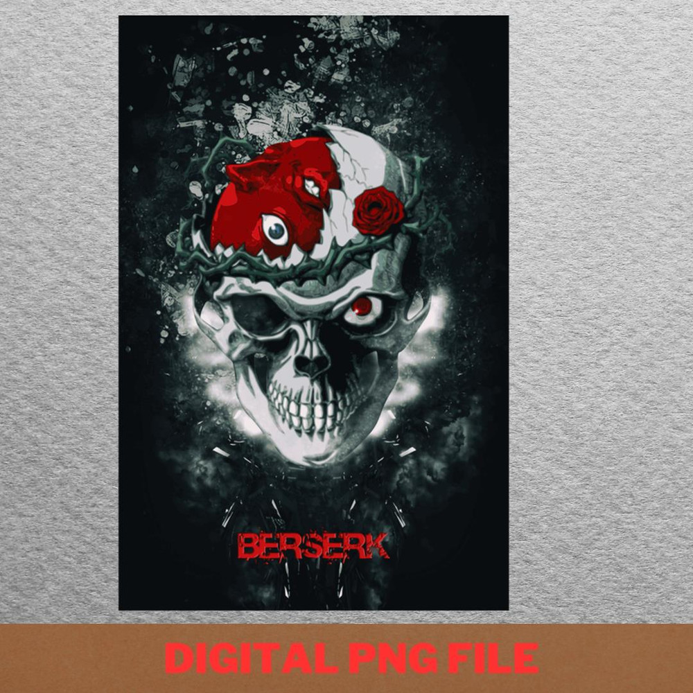 Berserk Silent Killer PNG, Berserk PNG, Black Swordsman Digital Png Files.jpg