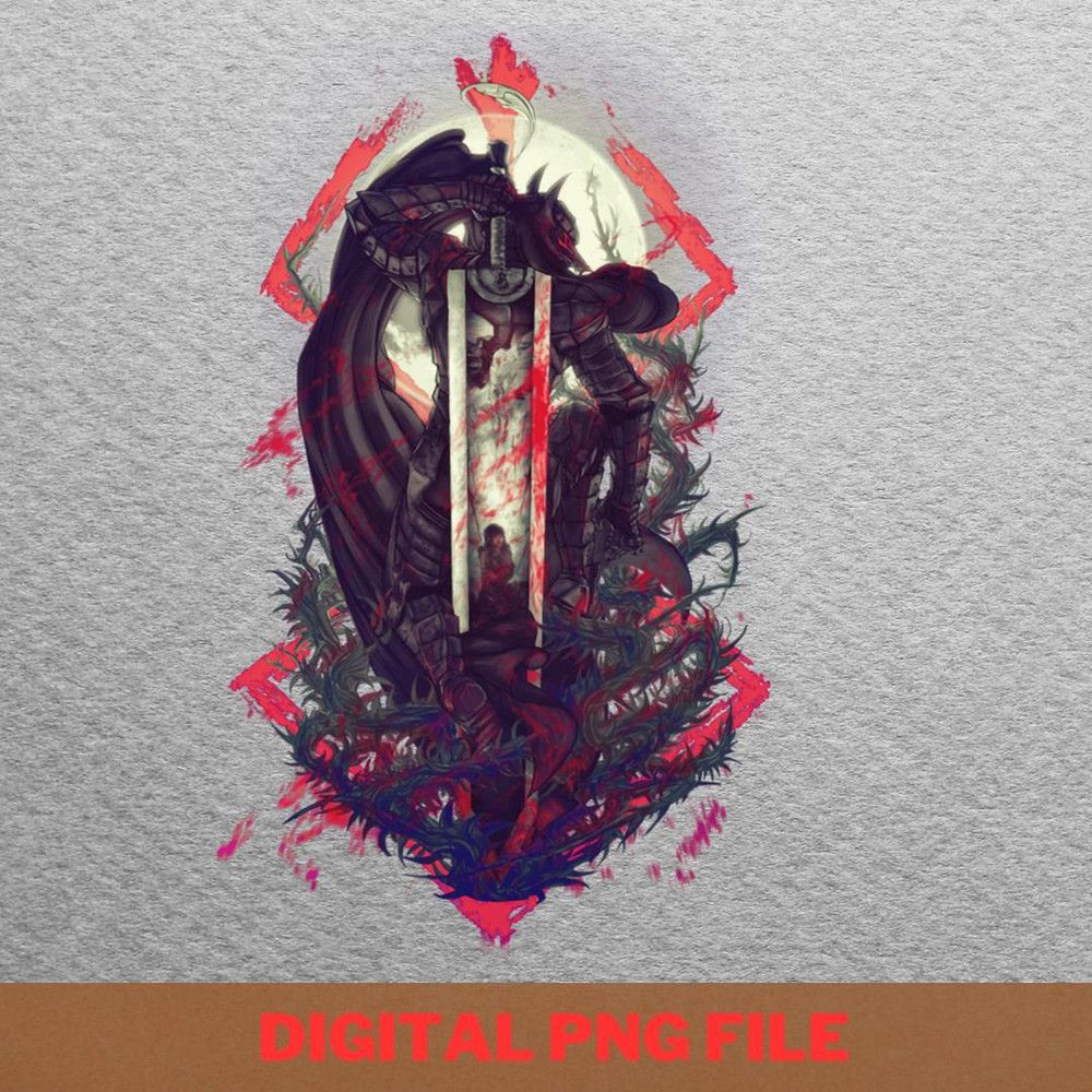 Berserk Sinister Forces PNG, Berserk PNG, Black Swordsman Digital Png Files.jpg