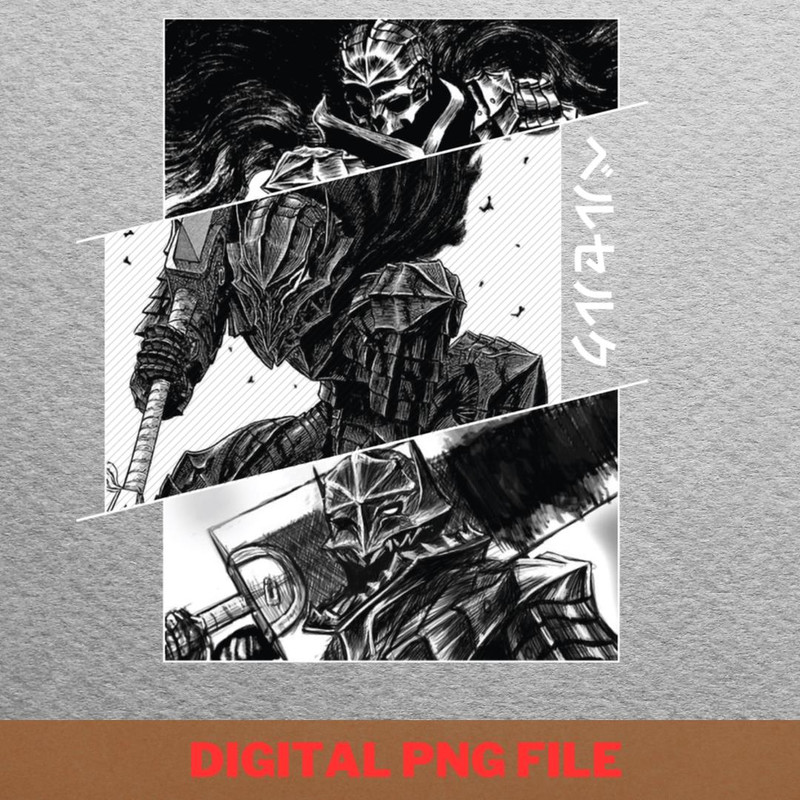 Berserk Twisted Dreams PNG, Berserk PNG, Black Swordsman Digital Png Files.jpg