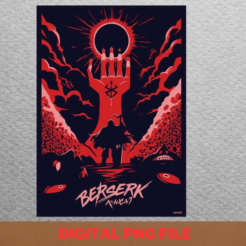 Berserk Wandering Soul PNG, Berserk PNG, Black Swordsman Digital Png Files.jpg
