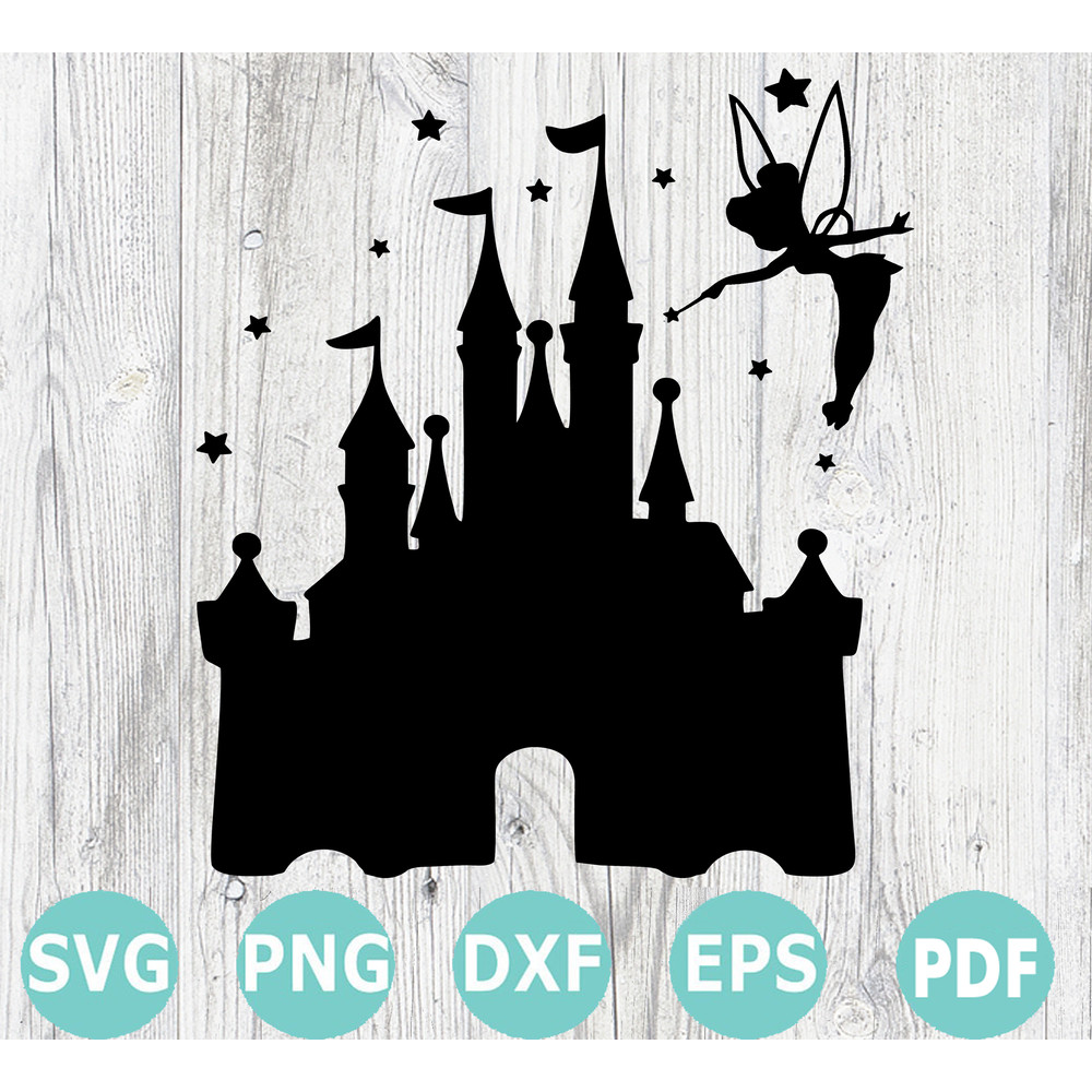 Cinderlla Castle Cut File Svg Svg Magical Castle Svg Castle Silhouette Svg Princess Castle Svg Fair 0