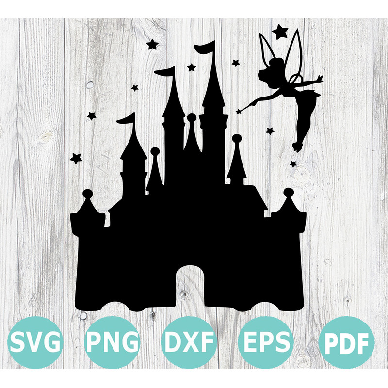 Cinderlla Castle Cut File Svg Svg Magical Castle Svg Castle Silhouette Svg Princess Castle Svg Fair 0