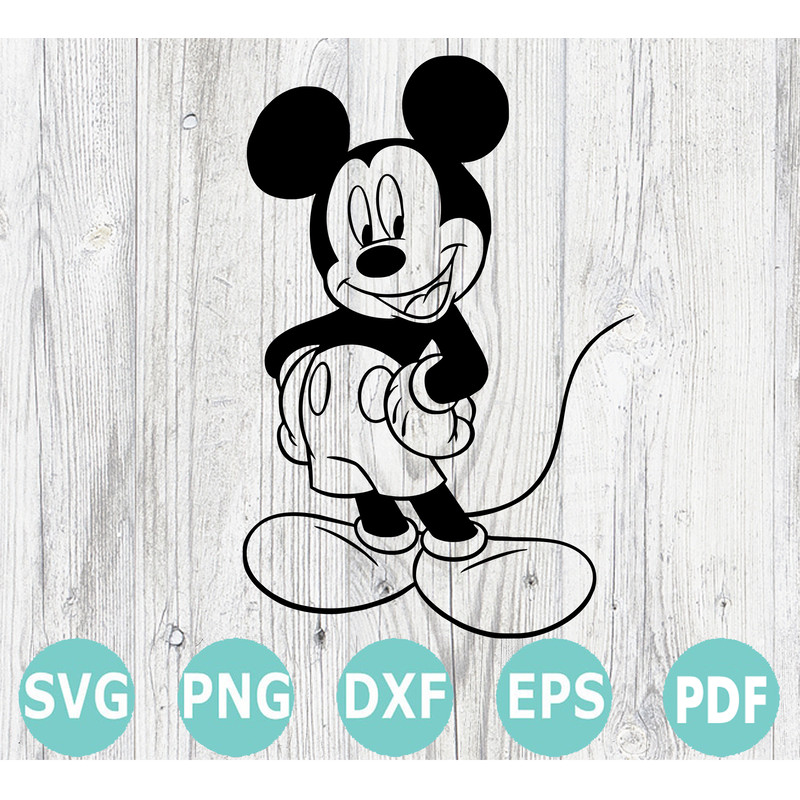 Mickey Instant Download Digital File Svg Png Eps And Dxf Clip Art For Cricut Silhouette And Other C 0