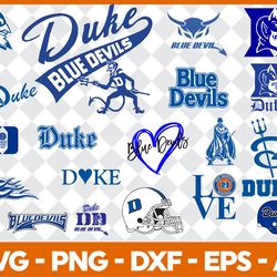 20 files duke blue devils svg bundle, duke blue devils logo