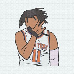 jalen brunson 11 new york knicks svg
