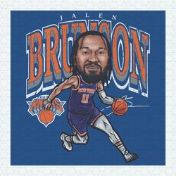 jalen brunson new york knicks cartoon png