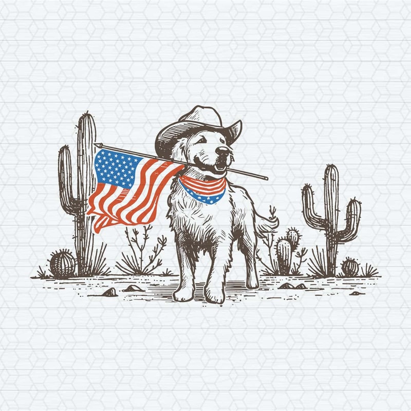 Western Golden Retriever 4th Of July SVG.jpg