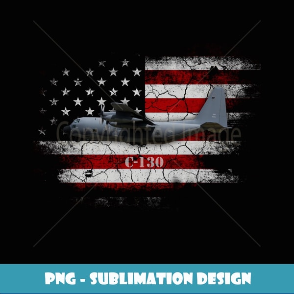 C130 Combat Air Force Veteran Veterans Day Gift - PNG Transparent Digital Download File for Sublimation