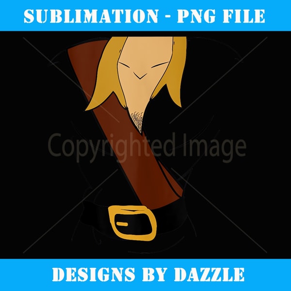 Mens Gaston Halloween Costume Funny - Exclusive Sublimation Digital File