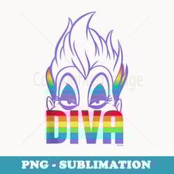 disney villains ursula diva pride - modern sublimation png file