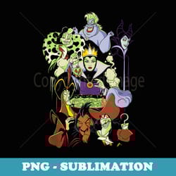 disney villains cauldron group shot - stylish sublimation digital download