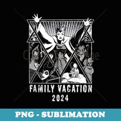 disney villains graphic print family vacation trip 2024 - high-resolution png sublimation file