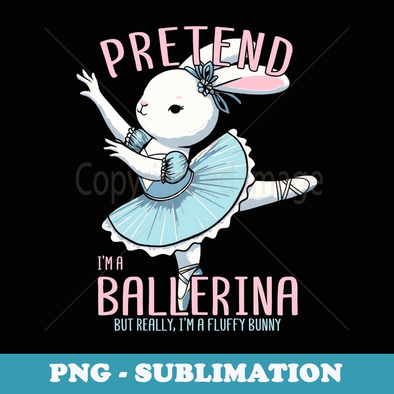 Ballerina Bunny Ballet Dancer Rabbit - PNG Transparent Subli | Inspire ...