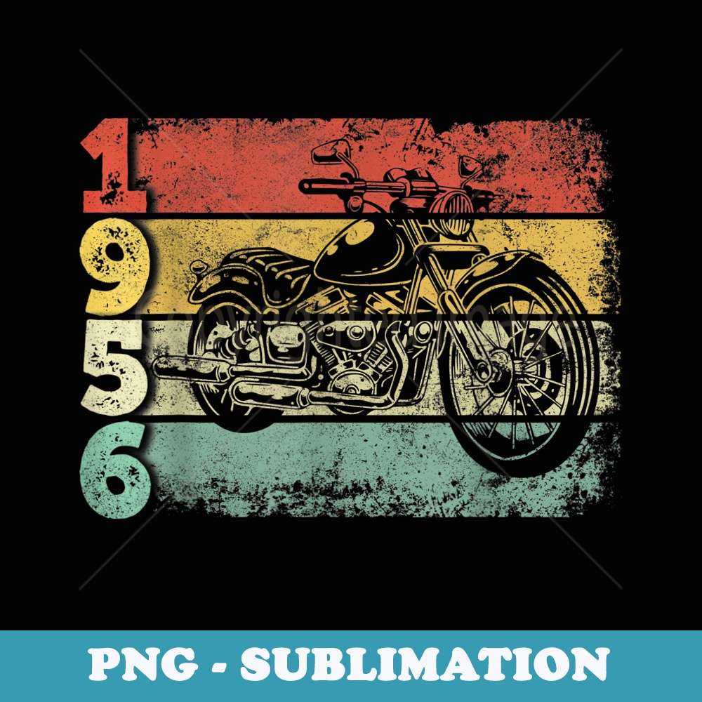 Mens Vintage Motorcycle Rider 67th Birthday Awesome Since - PNG Sublimation Digital Download