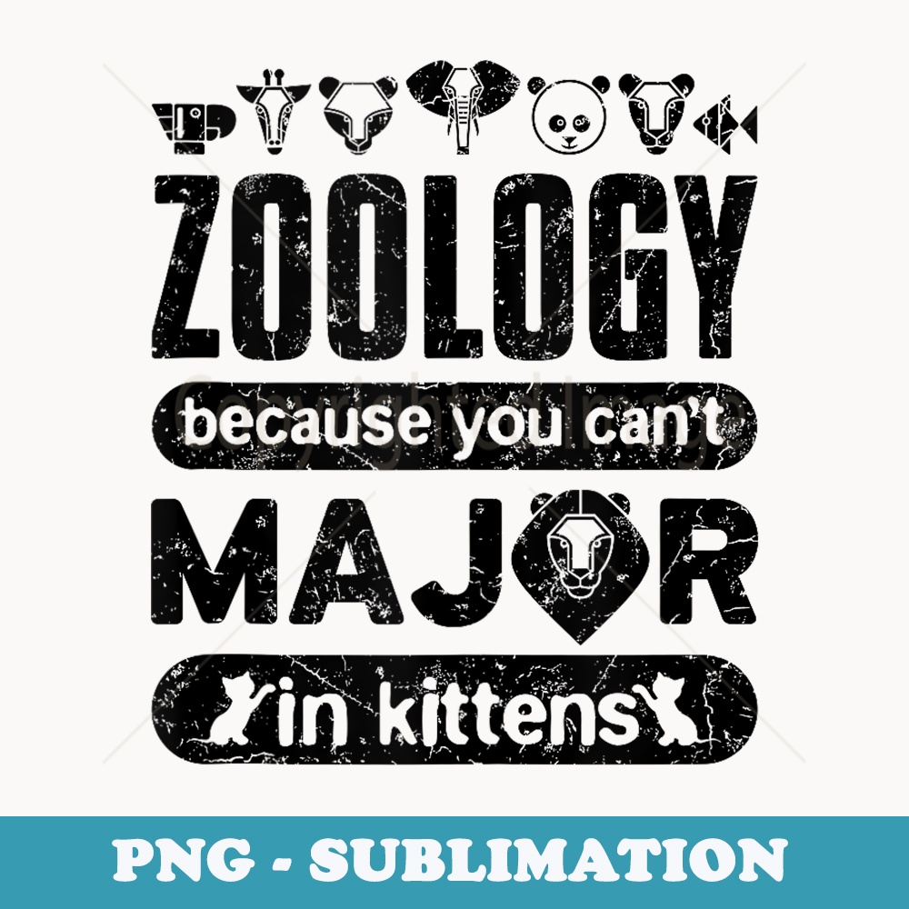 Zoology Major Graduation Funny Zoology - Special Edition Sublimation PNG File