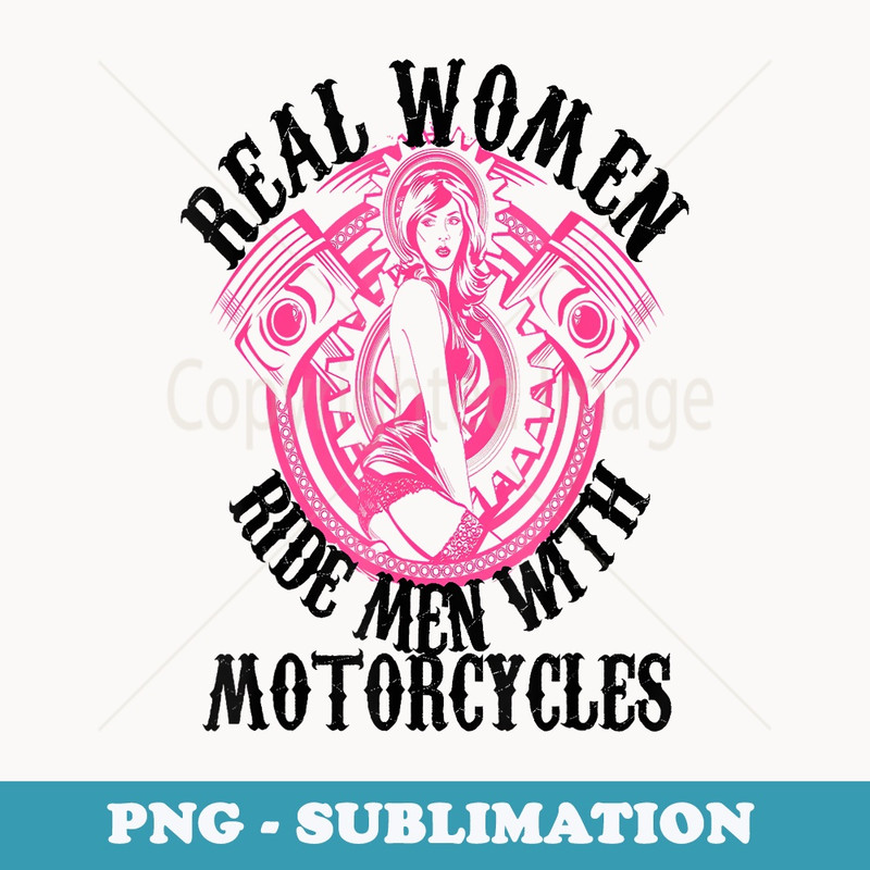 Sexy Biker Bake Motorcycle Hot Pink Real Ride - Exclusive Sublimation Digital File